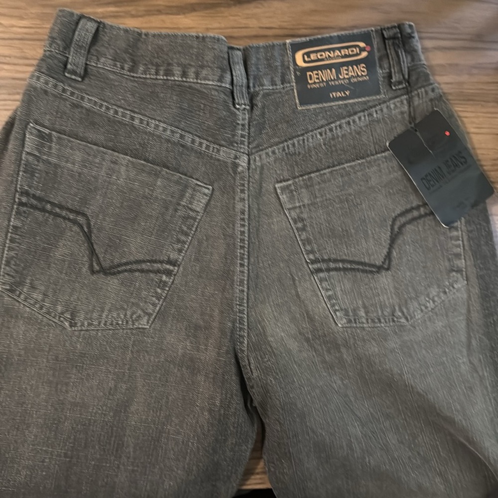 Leonardo Studio Men’s Gray Denim Jeans - Picture 5 of 8